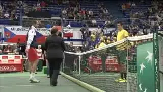 Highlights: Lukas Rosol (CZE) v Bernard Tomic (AUS)
