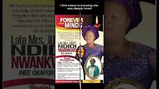 Honoring Juliet Ndidi Nwankwo (1983 &ndash; 2024) | A Tribute of Love & Gratitude