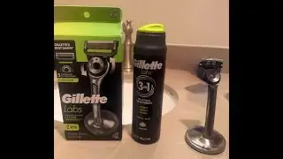 GilletteLabs Razor with Exfoliating Bar + 3 in 1 Shave Gel Review & Testing #Gillette #GilletteLabs