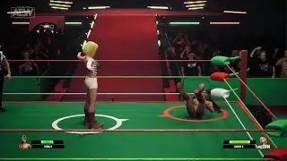 AEW: Fight Forever Harley Cameron vs Kiera Hogan Street FIGHT