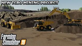 🚧 MY DIFFICULT FIRST DAY IN THE MINE 🚧|| MINING AT TCBO MINING PROJECT || FS19 MINING MODS