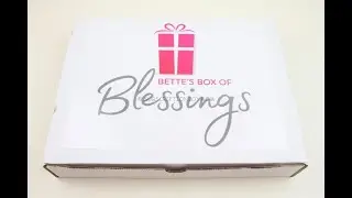 Bette&rsquo;s Box of Blessings May 2019 Subscription Box Unboxing + Coupon