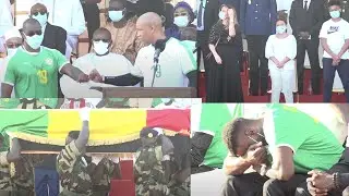 Diouf et l'equipe 2002 rendent un dernier hommage à Pape Bouba 