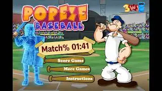 Popeye Baseball Speedrun Match% 01:41