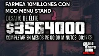 FARMEA 10 MILLONES CON MOD MENU STAND LEGACY |GTA V Online