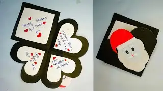 Handmade Christmas greeting card 2025/ Easy and Beautiful christmas card making/ DIY Christmas card