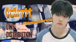 idntt 아이던티티 Adolescence Line Distribution Lyrics