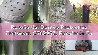 Rese&ntilde;a del Dunlop Protective Footwear, C762933, Purofort+ Full Safety, Gris Oscuro/Rojo/Negro, Talla