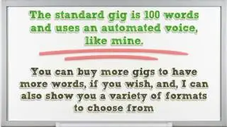 Fiverr Gig Introduction Easy Video Sales Letter