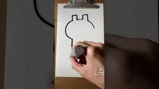 How to draw a Dollar sign the easy way.