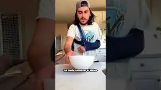 Me romp&iacute; el brazo intentando comer dulces