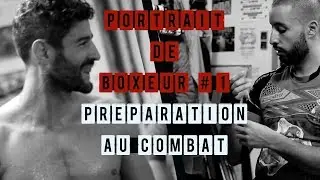 Portrait de boxeurs #1 Cyril BENZAQUEN et Salem CHALBI en préparation de combat avec André ZEITOUN