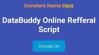 DATABUDDY APP ONLINE REFER SCRIPT||BY TECHNO INDIA