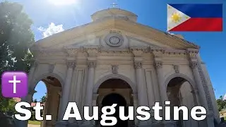St. Augustine Parish Church & Panglao Watchtower, Bohol Island Tour in the Philippines 🇵🇭 4K