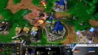 WCG 2008 Grand Final WarCraft III yaws vs Infi