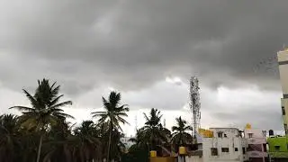 Timelapse of passing clouds-Bengaluru Weather