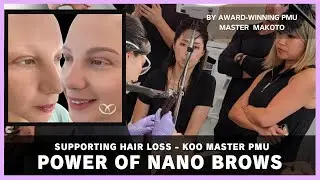 PMU Machine Hair Stroke brows by Makoto|KOO MASTER PMU