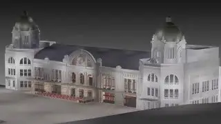 Render La Estación Gran Teatro Príncipe Pío