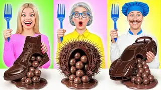 Кулинарный Челлендж: Я против Бабушки | Потрясающие Рецепты с Едой от Candy DO