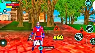 rope hero vice town/superhero New updated fast flying speed up fight police and army/#60/gameplay