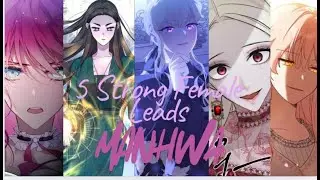 Top 5 Revenge & Rebirth Manhwa with Strong Female Leads/ Villanies Reincarnation Manhwa
