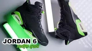 Air Jordan 6 Electric Green | On Foot 4K