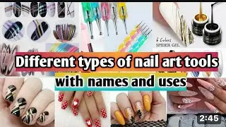 Day 7 Free online nailart course | Nail art tools |  #nailartcourse
