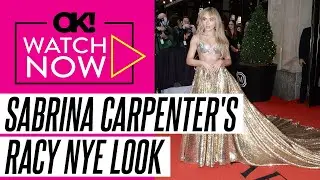 Sabrina Carpenter Shows Off Sheer Jeweled Dress During Racy New Year's Eve Bash: Photos