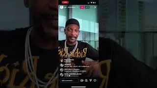 Charleston white live talkin about Adam 22 4xtra and giving game