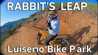 Rabbit's Leap is the new blue jump line trail at Luiseno Bike Park
