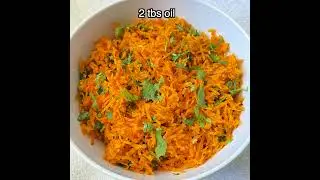 simple Carrot curry, carrot recipes, Gajar recipes, carrot dry curry for side dish lunch or dinner