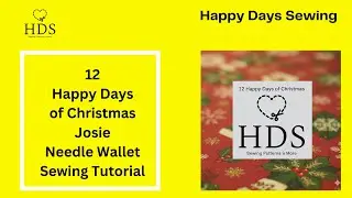 Учебное пособие по изготовлению кошелька Josie Pins and Needle Wallet, мастер-копия 2025 года.