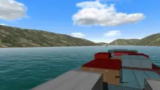 COLREGs - Rule 9 - Scenario: A vessel proceeding along the course - Bridge view