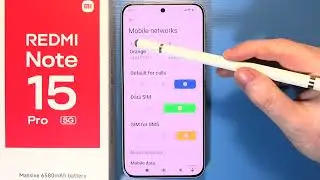 Redmi Note 15 Pro 5G: Как изменить SIM-карту по умолчанию для SMS