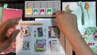 7 Cards using the Simon Says Stamp May Brushed Flowers Kit