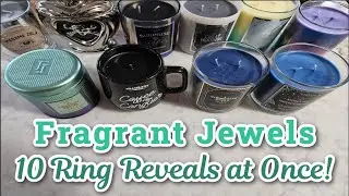 10 Ring Reveals in One Video?! Pulling Rings Out of Fragrant Jewels Candles!