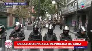 Desalojo en calle de Rep&uacute;blica de Cuba | DPC con Paola Rojas