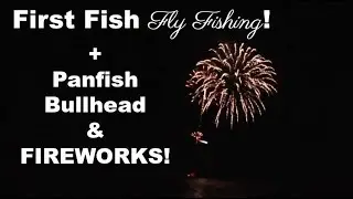 Fishing during a FIREWORKS display!
