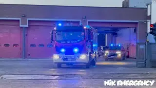 SPARE - Uscita Prima Partenza Vigili del Fuoco Lido di Venezia con lampeggianti