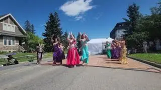 Belly dancing 💃 show at the Mardi gras festival, sensational, Calgary Canada 🇨🇦 