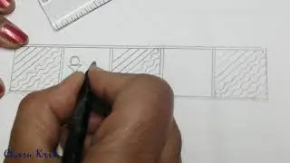Worli Design of Kantha Stitch .Pencil sketch kantha stitch design.