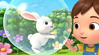 Oops! Baby Bunny Stuck in a Bubble | Funny Toddler Song | Kids Rhymes