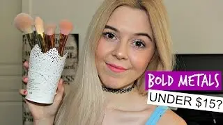 EBAY REAL TECHNIQUES BOLD METALS BRUSHES | REVIEW AND DEMO | Silverfoxxbeauty