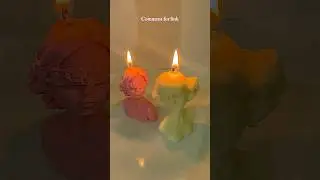 Got this beautiful candles from meesho and can&rsquo;t stop watching it🌸Most beautiful candles 🕯️#meesho