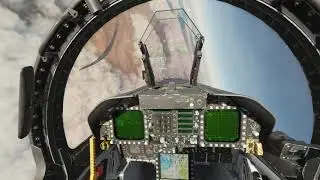 Using JHMCS for targeting a Sidewinder. (F/A-18)