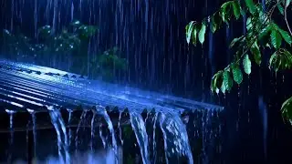 🌙 Stormy Rain on Roof — Cozy Sleep Rain Sounds for Anxiety Relief & Calm Bedtime Ambience 💧