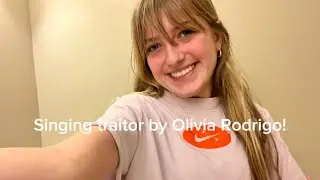 Singing traitor by Olivia Rodrigo!! #foryou #singer #traitor #shorts #viral