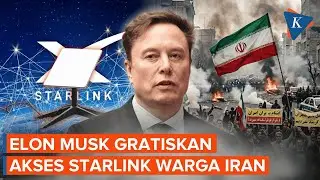 Elon Musk Gratiskan Akses Starlink untuk Warga Iran di Tengah Pemadaman Internet