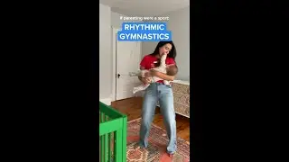 If parenting were a sport: rhythmic gymnastics #shorts
