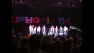 041009 [Fancam] Euphoria '04 in Singapore - Shinhwa (Eric Hyesung Andy speaking English)